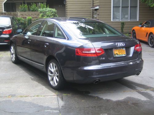 2009 audi a6 3.2l premium plus rare awesome oyster gray exterior + low mileage