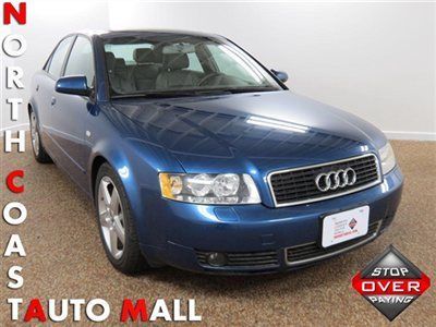 2005(05)a4 1.8t 5 speed blue/beige keyless spoiler moon home cruise save huge!!!