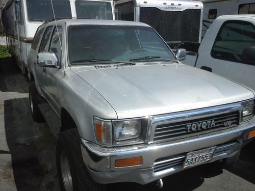 1990 silver toyota 4runner - no reserve!!!!