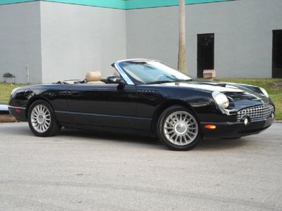 T-bird hard/soft top convertible black / tan automatic