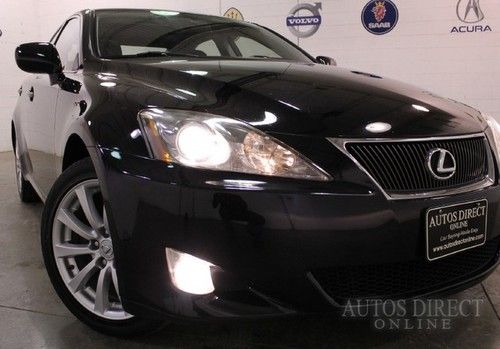 We finance 2006 lexus is 250 awd clean carfax mroof htdsts spoiler warranty 6cd