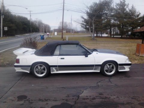 1989 ford mustang saleen convertible  #471 signed by steve saleen