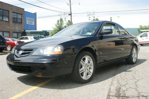 2003 extra clean ! acura cl 2dr cpe 3.2l type s  black ! low reserve !