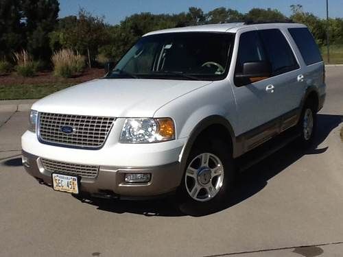 2003 ford expedition eddie bauer 4x4 2nd owner like suburban, tahoe or navigator