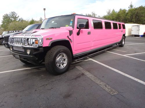 2005 hummer h2 supercharged hot pink limousine, "one of a kind"