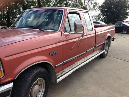 Ford f-250 xlt extended cab pickup 2-door one owner 68k actual miles no res