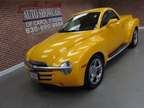 2004 chevrolet ssr convertible roadster chrome wheels automatic