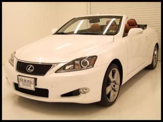 11 is350c convertible v6 navi heated cooled leather mark levinson only 8k miles