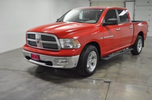 2012 red crew 4wd 5.7l hemi auto short box running boards bedliner aux ac cruise