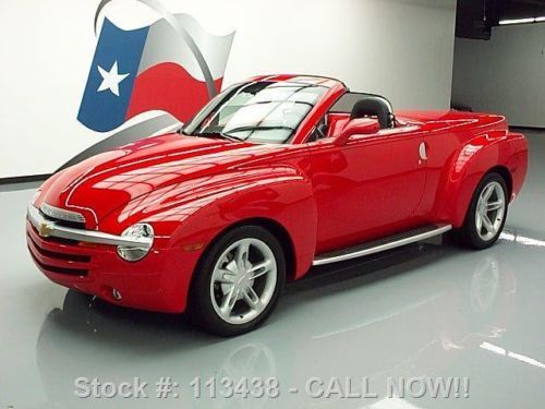 2004 chevy ssr reg cab convertible htd leather only 12k texas direct auto