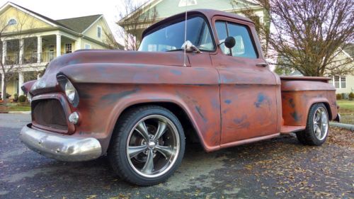 1957 chevy truck 3100  resto mod rat rod!!!!!!!  perfect patina!