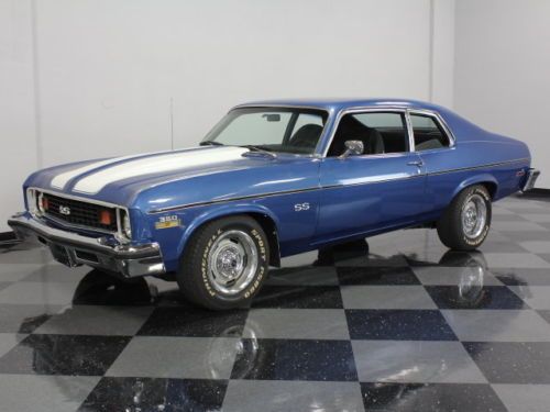 Nice 73 nova ss, 350ci, 4 speed, a/c, frame off restored, must see!