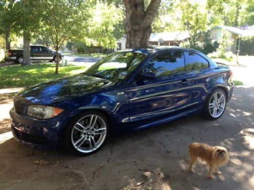 2009 bmw 135i coupe twin turbo m package cold weather manual 6speed navigation