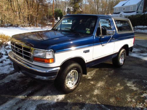 1994 bronco **only 50k actual miles!!****one owner!****orig paint! 5.8 liter