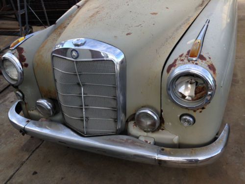 1958 mercedes-benz 220s  awesome extremely rare!!!$$$project car