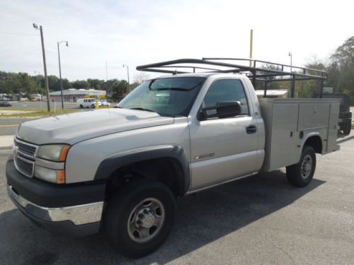 2005 chevrolet 2500hd utility body service truck one owner florida