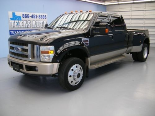 We finance!!!  2008 ford f-450 king ranch 4x4 diesel dually roof tow texas auto