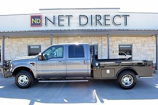 Silver htd leather cm flat bed carfax 1 owner super duty net direct auto texas