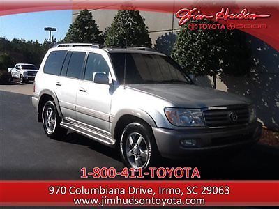 2007 toyota land cruiser navigation leather sunroof clean carfax well maintained