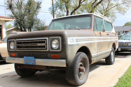 1977 international scout ii 4x4 base sport utility 2-door 5.6l 1 owner