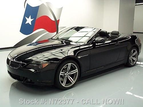 2007 bmw 650i convertible sport nav htd seats 6 spd 42k texas direct auto