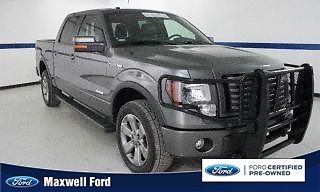 12 ford f150 4x4 fx4 ecoboost v6, leather seats, nav, sunroof, certified