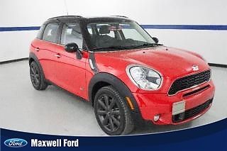 12 mini cooper countryman s 4x4, 1.6l turbo 4 cyl,manual,leather, clean 1 owner!