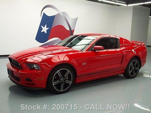 2013 ford mustang gt/cs 5.0 auto leather xenons 24k mi texas direct auto
