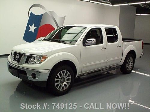 2013 nissan frontier sl crew htd leather nav rear cam!! texas direct auto