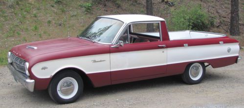 1963 ford falcon ranchero deluxe original factory 260 v8 3 speed