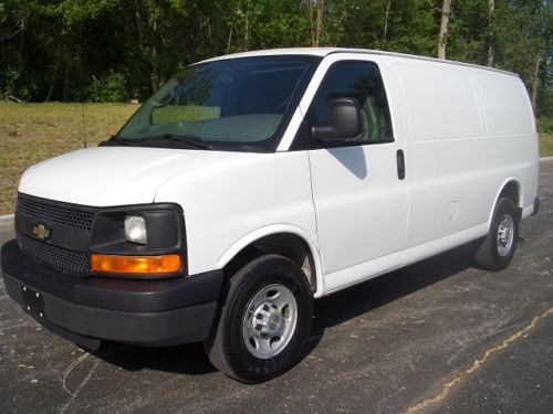 2008 chevy express 2500 cargo van v8 automatic trans one owner fleet maintained
