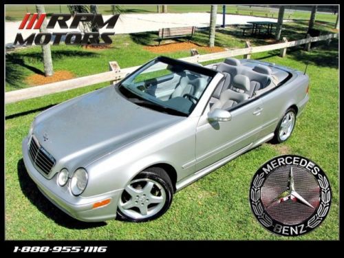 Florida pre-owned mercedes-benz clk430 convertible low miles w/clean carfax