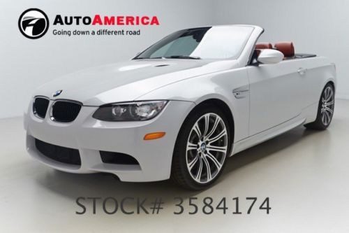 2011 bmw m3 28k low miles manual 6spd red lthr cruise one 1 owner clean carfax