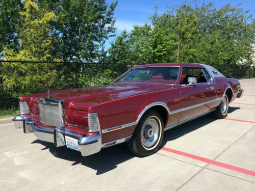 No reserve! 1976 lincoln mark iv pucci edition 40k miles same owner for 36 years