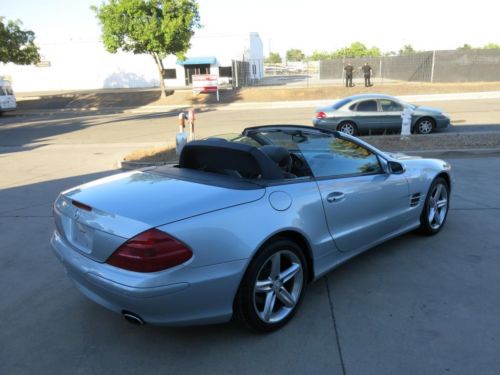 2005 mercedes sl500 sl 500 damaged wrecked rebuildable salvage low reserve 05 !!