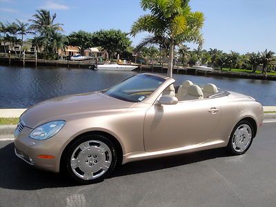 03 lexus sc430 convertible*awesome looks*runs excellent*real eye catcher*fla own