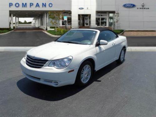 2009 convertible used v6 flex fuel 2.7l 4-spd automatic fwd leather white