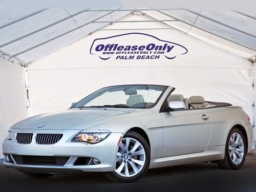 Leather convertible factory warranty push button start low miles off lease only