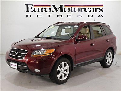 Low miles limited awd 1owner dark cherry red beige leather 09 financing 07 suv
