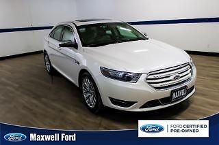 13 ford taurus 4dr sdn limited fwd leather roof navigation bliss sony certified