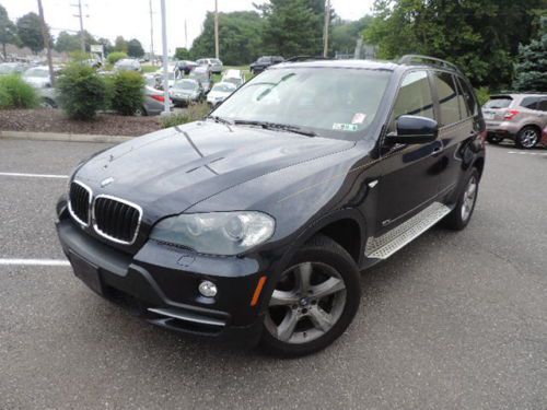 08 bmw x5 clean carfax 1 owner 3rd row seat leather moonroof awd runs great 3.0