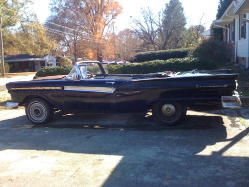 1957 ford fairlane 500 sunliner convertible project