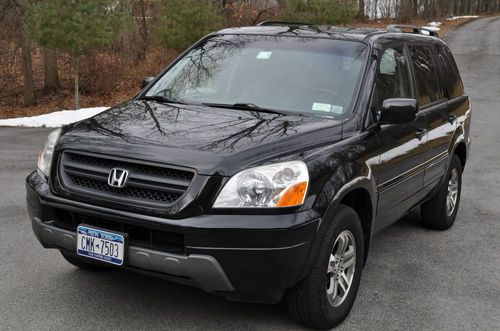 Buy Used 2003 Honda Pilot Ex L 3 Row Seats 4wd Black Needs