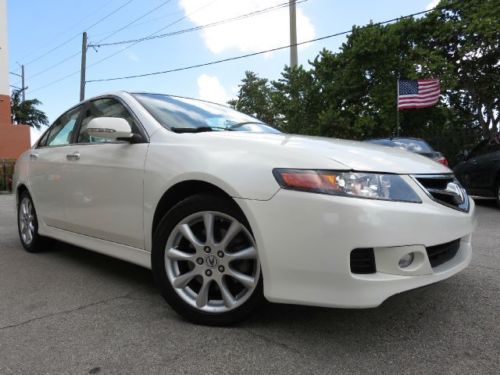 07 acura tsx xenons heated leather sunroof automatic clean carfax must see
