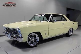 1966 chevy nova sport coupe~383~pro touring~lowered~17&#034; torque thrust~wilwood