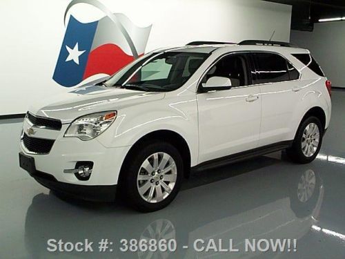 2010 chevy equinox 2lt sunroof htd leather dual dvd 87k texas direct auto