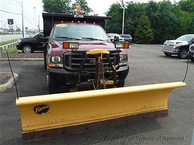 2004 ford super duty f-550 drw all hydraulics work and comes with a 9 foot plow