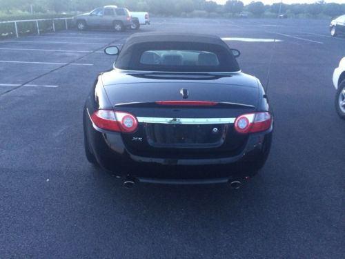 2007 black jaguar xk base convertible 2-door