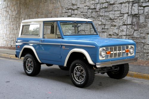 1973 ford bronco beautiful new paint with ps and pb