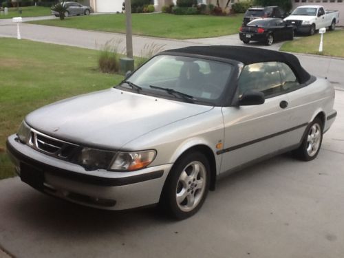 1999 saab 9-3 convertible- runs and drives needs work